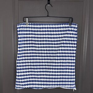 💎 RARE! IKEA STOCKHOLM 2017 Blue & White Woven Textured Cushion Cover 20x20"